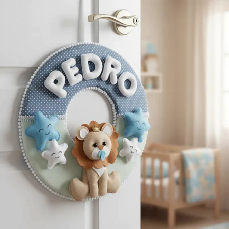 Peça feita em feltro